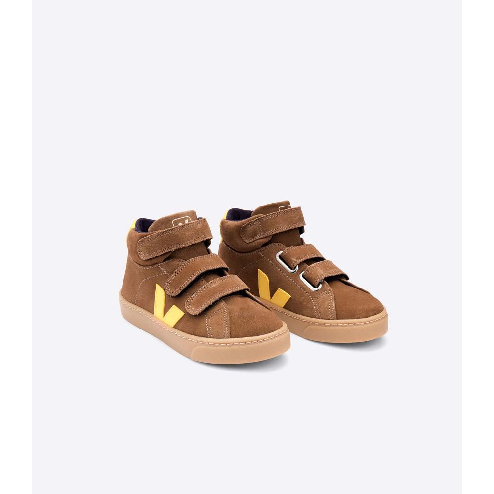 Coffee Kids' Veja ESPLAR MID SUEDE High Tops | AU 696LIS